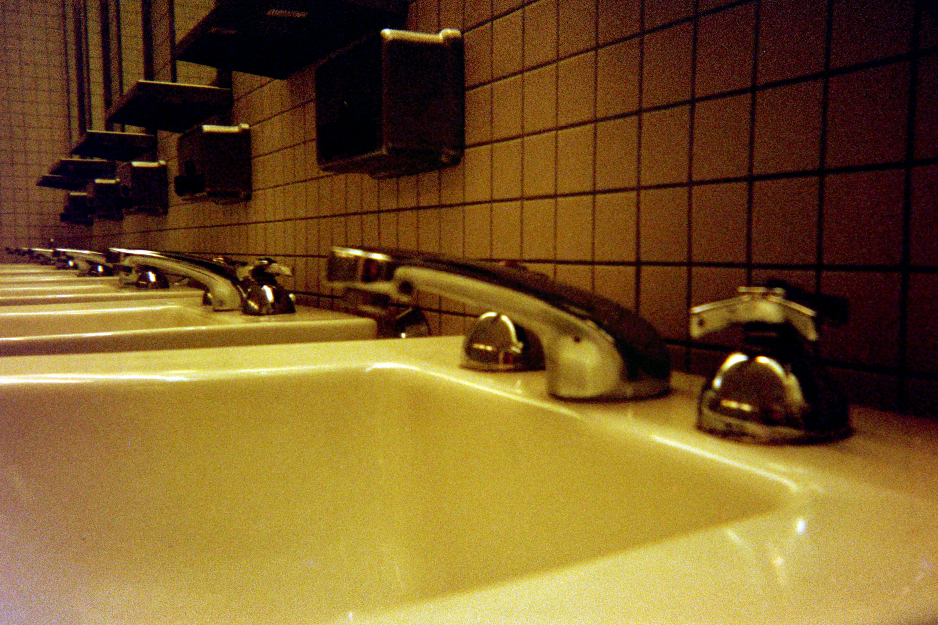 Sinks in a row